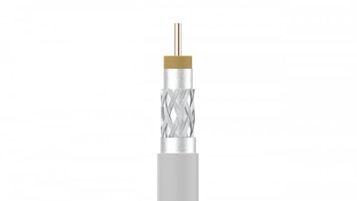 Televes - Cable coaxial sk100plus cu/al pvc blanco