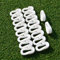 FORZA Fußballtor Netzclips – weiße Fußballtor Quickclips aus Kunststoff – MehrstückVerpackungen sind erhältlich (80er-Set)