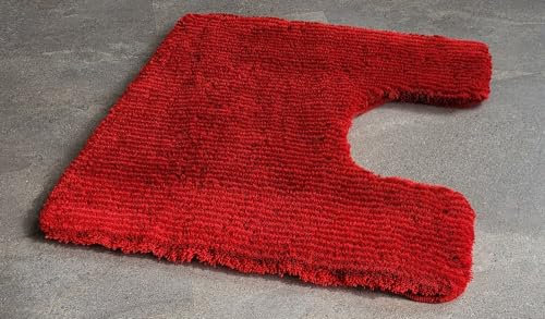 Kleine Wolke Barbara Becker Badteppich Minya, Granat 55x 55 cm rot