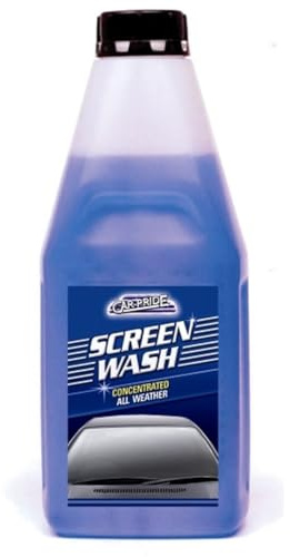 Carpride All Seasons Screen Wash, 1L Concentrated Formula