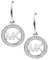 Michael Kors MK Logo Drop Earrings