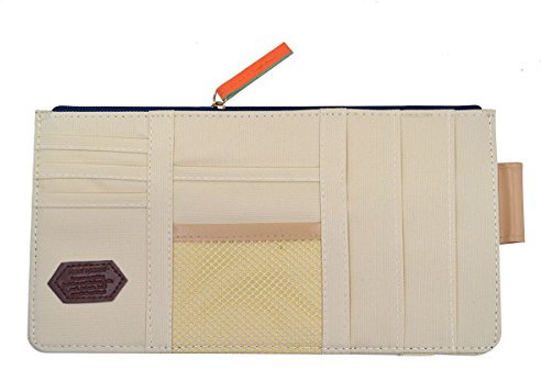 Millya Car Visor Organizer Sun Shade CD Holder Card Storage Pouch Bag