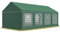 TOOLPORT Carpa para Fiestas Carpa de Fiesta 4x8 m Carpa de pabellón de jardín Lona PVC 700 N en Verde Oscuro Impermeable
