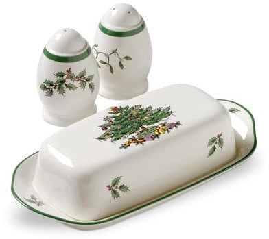 Spode Christmas Tree 3-Piece Hostess Set