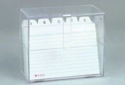 Karteikasten A6 transparent