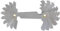 KS Tools 332.0080 HSS Schneideisen M, M8x1,25