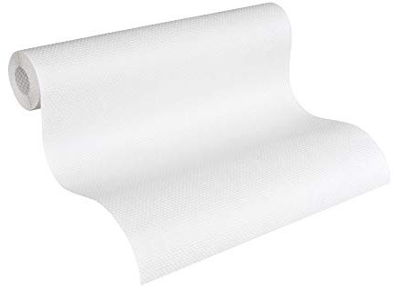 A.S. Création 141019 Papier peint intissé uni recouvrable Blanc 10,05 x 0,53 m