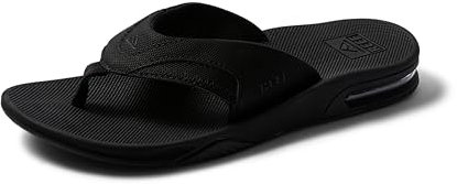 Reef Fanning All Black, Herren Zehentrenner, Schwarz (All Black ALB), 45 EU (11 UK)