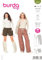 Burda 6735 Schnittmuster Hose mit Kordeldurchzug (Damen, Gr. 34 - 46) Level 1 super easy