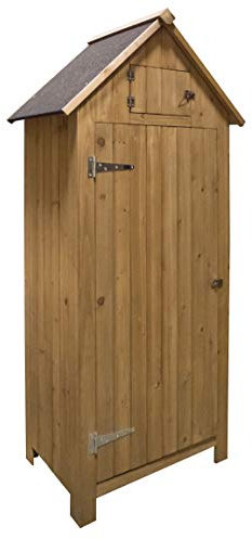 Brundle Gardener Beach Hut Tool Shed in Natural Finish
