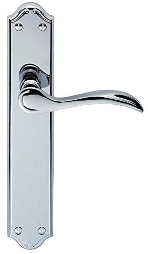 Carlisle Brass DL291CP Madrid Lever ON Backplate-Latch, Gold