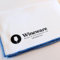 Wineware Lint Free Microfibre Glass Cleaning Cloth Medium White / Blue - Suitable for Wine Glasses, Decanters and more!