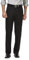 Haggar Men's Premium No Iron Classic Fit Expandable Waist Flat Front dress pants, Black, 38W 30L UK