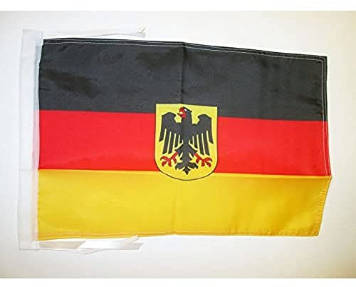 AZ FLAG Bandiera Germania con corda di aquila, 45 x 30 cm