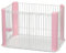 Iris Ohyama Welpenauslauf mit abschließbarer Tür, H60cm, Pink, Katzengehege, Hundebox, Hundegitter, Für Outdoor, Indoor, Welpenlaufstall, Hundezaun, Welpenzaun, Laufstall Hund, CLS-960