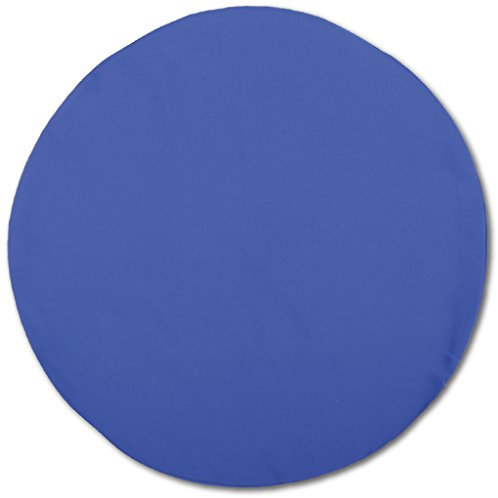 Bestlivings Kissenhülle Ellen in über 100 vers. Größen und Farben, Kissenbezug Dekokissen, Serie: Ellen, Auswahl: 50cm Ø Bezug, Farbe: blau - Royalblau