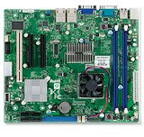 Supermicro MBD-X7SLA-H-B motherboard - motherboards (Intel, AMI, NA (integrated CPU), -40 - 80 °C, Flex-ATX, 0 - 50 °C)