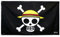ABYstyle ABYDCT002 - One Piece Skull Luffy Bandera, diseño de Calavera (70 x 120 cm), Color Negro