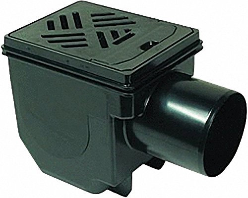 Kessel-Kellerablauf 33101 DN100- Rost 150x190 schwarz