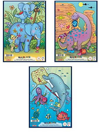 Herlitz Malblock A4 Comic, holzfreies Papier, 70 g/m², 75 Blatt, weiß (2er Pack, A4)