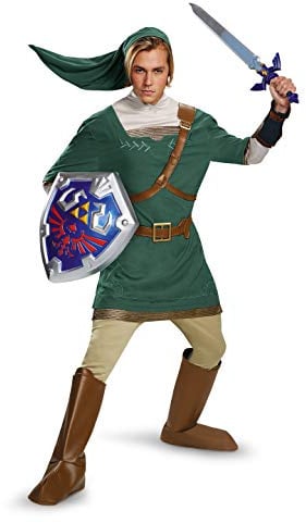 Disguise Men's Plus-Size Legend Of Zelda Link Prestige Costume, Green, X-Large