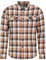 Mountain Warehouse Trace Mens Flannel Long Sleeve Shirt - Lightweight & Breathable Casual Checks Shirt in 100% Cotton with Buttoned Front Pockets - for Travel & Walking Mustard XS