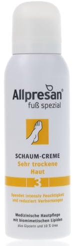 Allpresan Fuß spezial Nr. 3 Schaum-Creme - Sehr trockene Haut - Für die tägliche Pflege von sehr trockenen Füßen - 125 ml