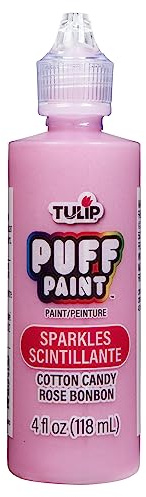 Tulip 3D Fabric Paint 4oz Sparkles (Cotton Candy)