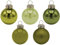 Unbekannt 45 Weihnachtskugeln Christbaumkugeln Grün Olive Christbaumschmuck Weihnachtsdeko Weihnachten Deko