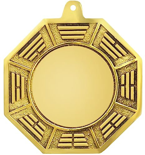 Big Feng Shui WUDANG Mountain Messing Bagua Spiegel Messing Schutz Charm + Geschenk Tüte y1053