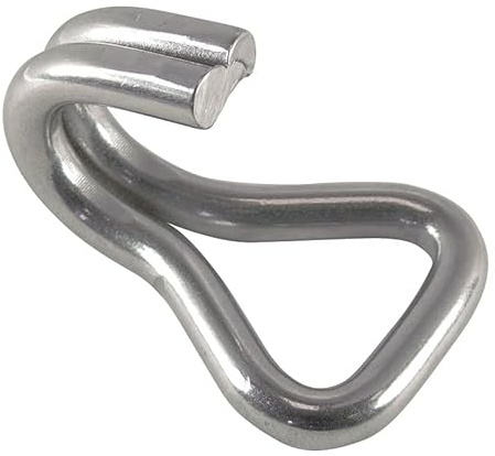 Yacht Steel Edelstahl Gurthaken, 7mm, 56mm AISI316/A4