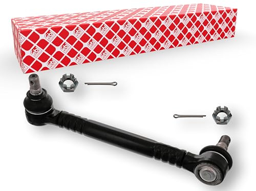 febi bilstein 45364 Verbindungsstange mit Kronenmuttern und Splinten, 1 Stück