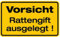 LEMAX® Hinweisschild, Vorsicht Rattengift ausgelegt! 120 x 200 mm Alu geprägt gelb/Schriftfarbe: schwarz/Randfarbe: schwarz 200x120mm