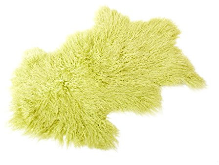 Reissner Lammfelle Naturform Tibetlammfell TP2 100x55cm Farbe lindgrün/hellgrün JAY10