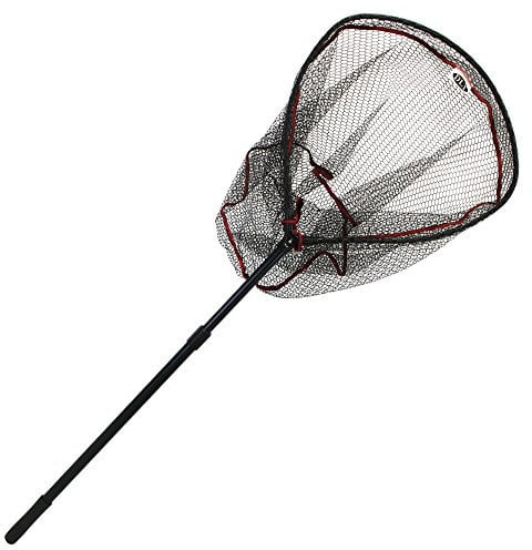 DLT Gummierter Profi Raubfisch Unterfangkescher L mit Tasche