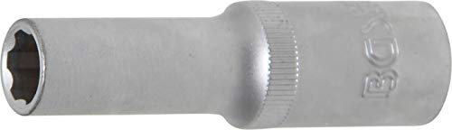 BGS 10271 | Steckschlüssel-Einsatz Super Lock, tief | 12,5 mm (1/2) | SW 11 mm | lang | Wellenprofil | CV-Stahl