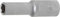BGS 10271 | Steckschlüssel-Einsatz Super Lock, tief | 12,5 mm (1/2) | SW 11 mm | lang | Wellenprofil | CV-Stahl
