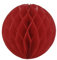 10 Wabenbälle 20cm Set // Waben Ball Hänge Deko Ballons Laternen Wabenball Dekoration Bälle Pompons Papier Party Hochzeit (weinrot / bordeaux 270)