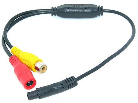 Auto Wayfeng WF® RCA-4PIN ou RCA-RCA Câble vidéo pour stationnement de Voiture Vue arrière Caméra de recul Connecter Le Moniteur de Voiture Câble de déclenchement de DVD
