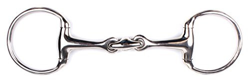 ARBO-INOX Gebiss Olivenkopfgebiss Edelstahl QHP doppelt gebrochen (12,5cm)