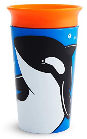 Munchkin® Miracle® 360 WildLove Sippy Cup, 9 Oz, Orca, 1 Pack