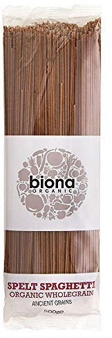 Biona Organic Whole Spelt Spaghetti, 500 g (Pack of 5)