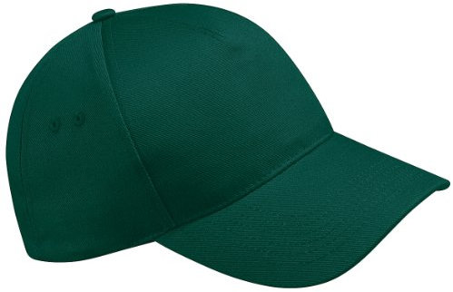 Beechfield - Gorra/Visera Básica Modelo Ultimate- 5 Paneles (Paquete de 2) (Talla Única) (Verde Botella)