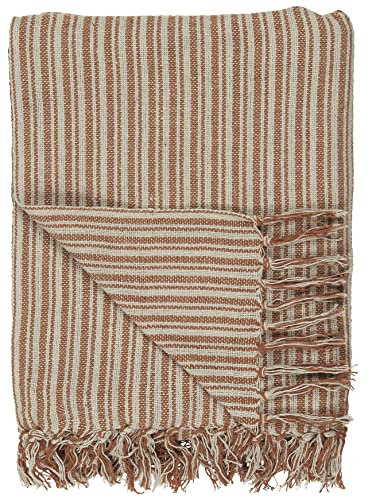 IB Laursen [W] Plaid Creme/rost Streifenmuster