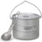 Lixada Utensilios Cocina Camping Tarro de Titanio Ligero 750/900/1100 ml con Cuchara Plegable para Camping al Aire Libre, Senderismo, Picnic, Senderismo (900ml)