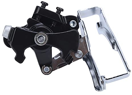 Desviador de velocidad de bicicleta, desviador delantero de bicicleta de alta rigidez para platos de tres dientes de 42-34-24T y 42-32-22T para exteriores