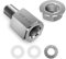 NICEDACK Unisex Fahrrad Achsadapter für 3/8 x26 Vollachse, Fahrrad Anhänger Kupplungs Adapter