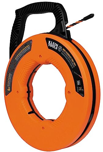 Klein Tools 50375 2,5 m langes Fischband, Hi-Flex-Polyester, elektrische Drahtziehlösung für Flexibilität und Stärke