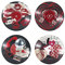Putuo Decor Retro Downtown Girl Ästhetische Schallplatten-Dekoration, 4 Stück, Vintage-Kokette, Wandkunst, psychedelische Y2K Raumdekoration für Wohnheim, Collage
