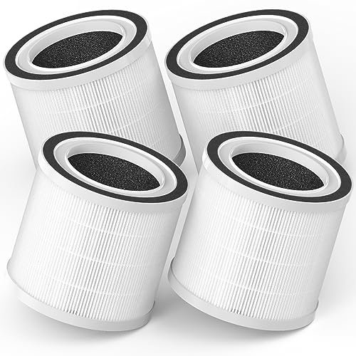 Breabetter BREEVA A1 True HEPA Ersatzfilter, kompatibel mit TCL Luftreiniger BREEVA A1/A1W, Teilenummer Breeva A1F, 4er-Pack